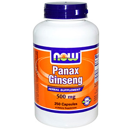 NOW Foods bottle of panax ginseng