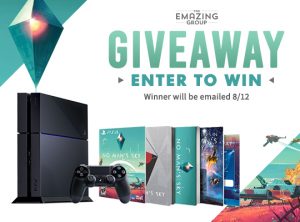 Playstation 4 giveaway with no man's sky bundle