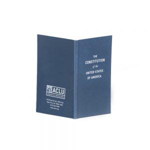 Get a free ACLU Pocket Constitution of The United States book by ordering with a coupon code