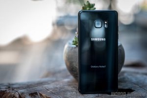 Samsung Galaxy Note 7 in black