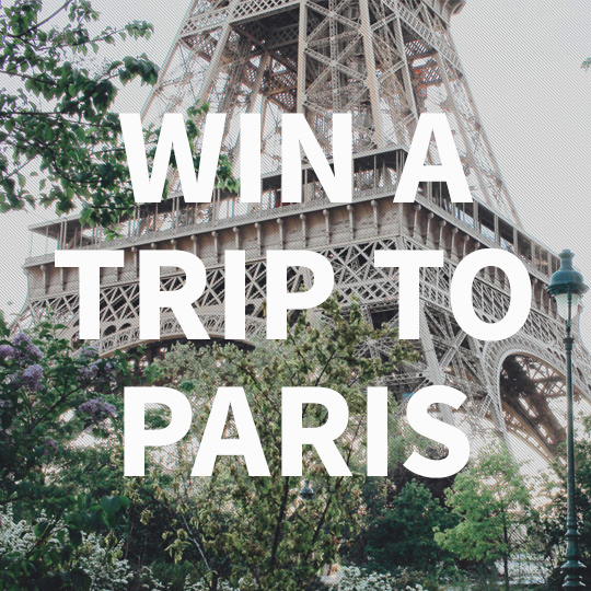 Free trip to Paris giveaway