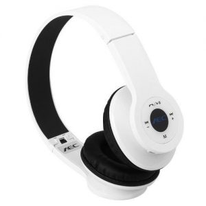 AEC BQ-605  wireless bluetooth headphones in white